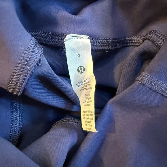 lululemon athletica Wunder Train High-Rise Tight 25" - Night Sea size 8 - Picture 10 of 11